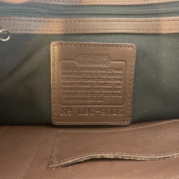 Coach Legacy Leather Mail Messenger Bag 9065 Dark Brown Leather - Picture 8 of 12